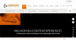 Desktop Screenshot of contentxperience.nl