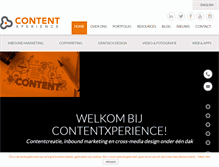 Tablet Screenshot of contentxperience.nl